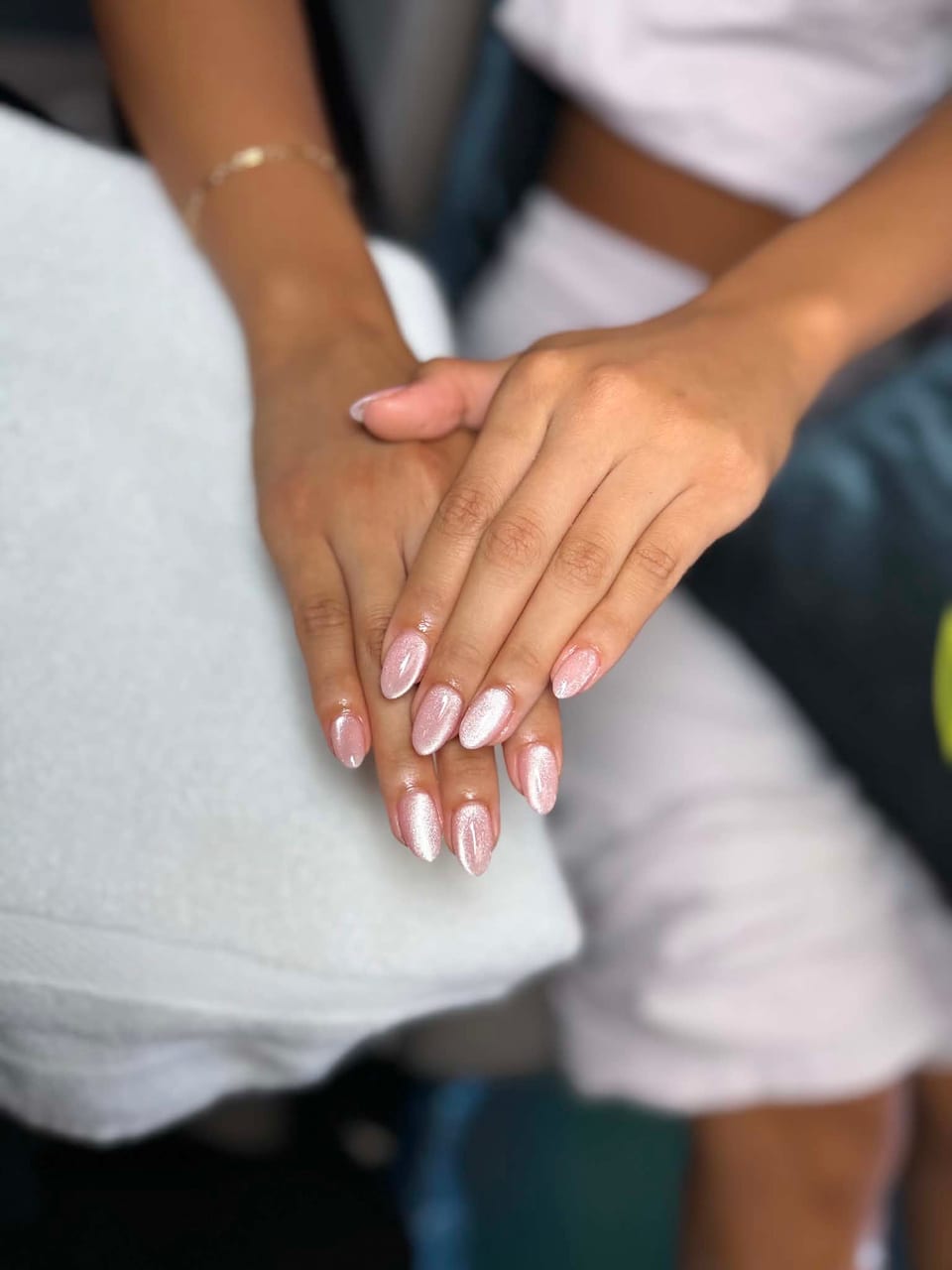 French tip manicure at UME Beauty Nails Spa