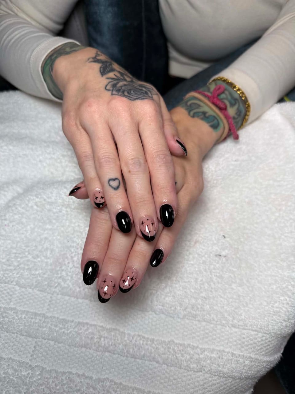 Bold colour manicure at UME Beauty Nails Spa