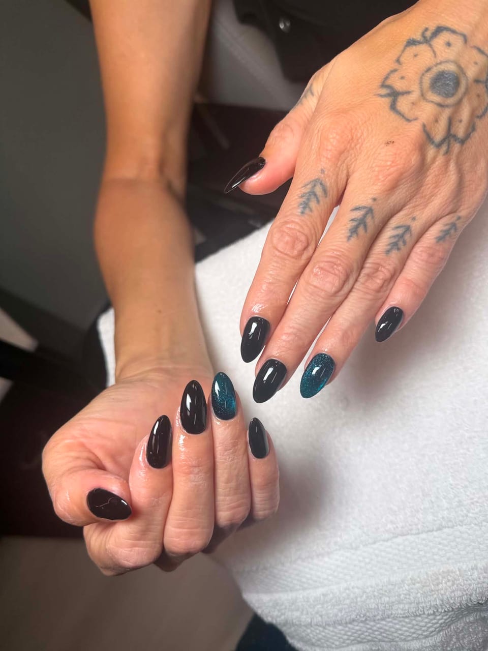 Bold colour manicure at UME Beauty Nails Spa