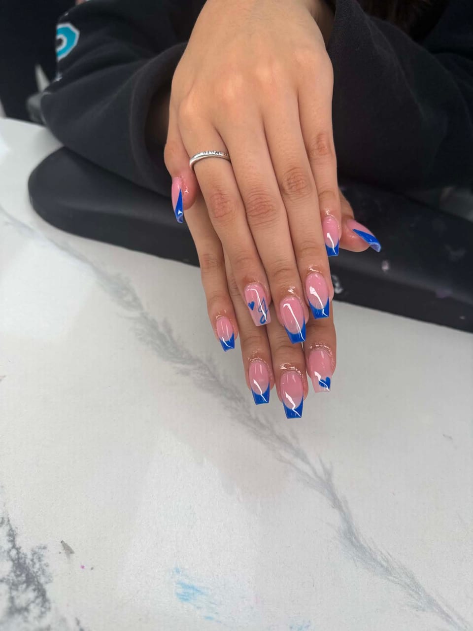 French tip manicure at UME Beauty Nails Spa