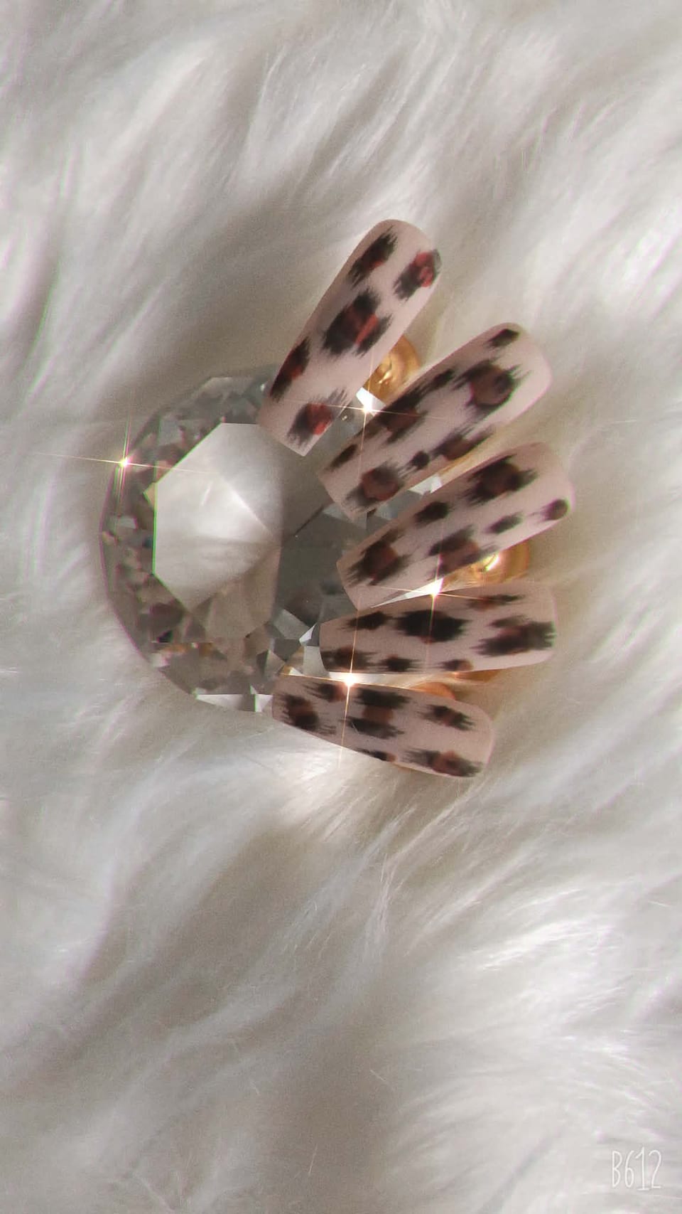 Hand-painted nail art at UME Beauty Nails Spa
