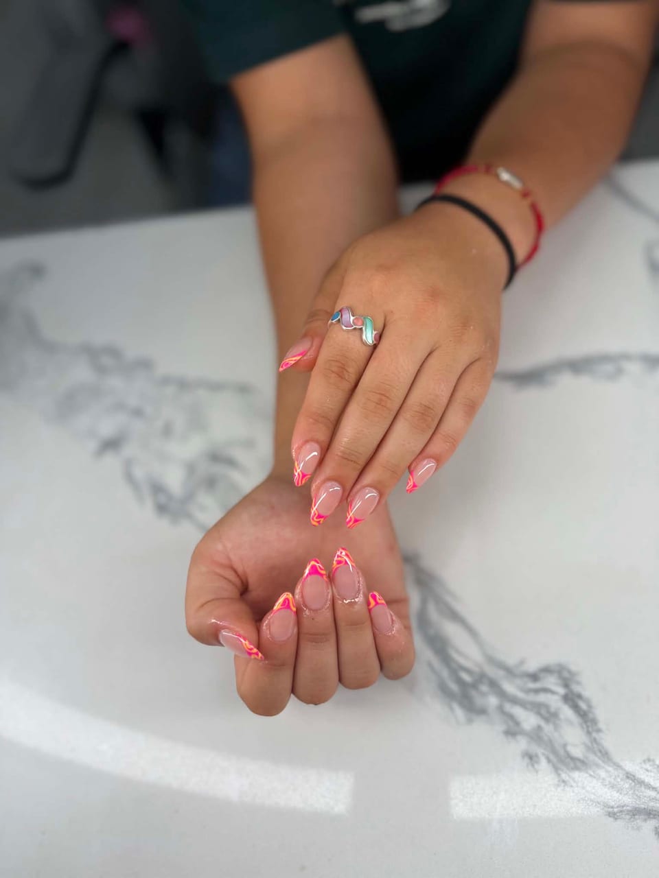 French tip manicure at UME Beauty Nails Spa